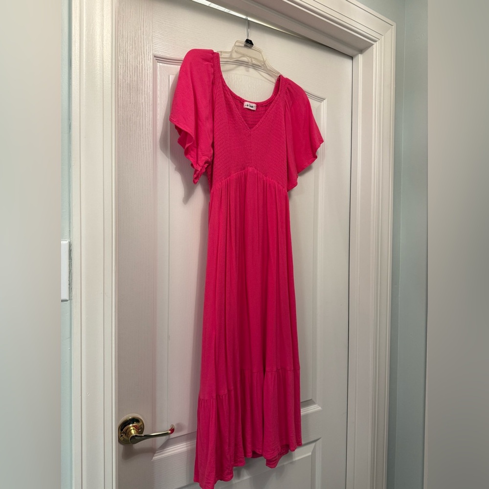 In Loom hot pink maternity dress size large
